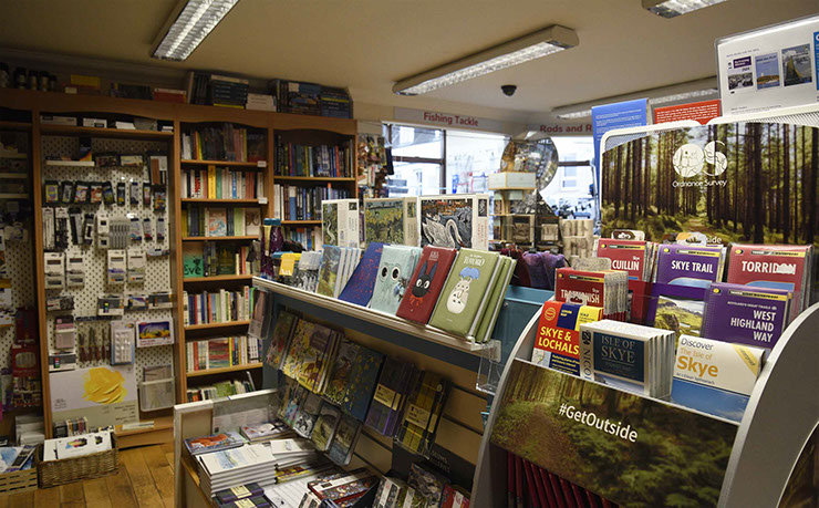 Carmina Gadelica book shop on the Isle of Skye sells a variety of gifts and souvenirs
