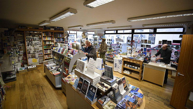 Our book shop in Portree sells an excellent range of products including books music art supplies electronic goods and fishing supplies