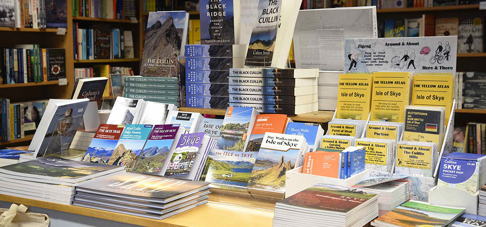 Our book shop on the Isle of Skye sells a large variety of maps of the local area